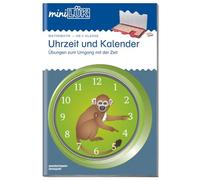 miniLÜK Mathematik-AB 2.Klasse:Uhrzeit und Kalender: Übungen zum Umgang mit der Zeit