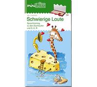 miniLÜK. Schwierige Laute ab 4 Jahren: Schwierige Laute: Früherkennung und Sprachtraining zu den Zischlauten, G, K und R für Kinder ab 4 Jahren