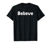 Minimal Faith Word Design Simple Powerful Expression Tees Camiseta