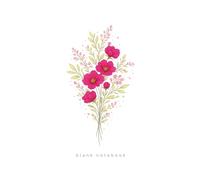Minimal Floral Notebook for Women - Blank Journal for Writing, Sketching & Note Taking - Large 8.5 x 11, 100 Pages