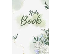Minimal Flowers Notebook: Pastel Watercolor Flowers Notebook, 150 pages lined, 6" x 9"