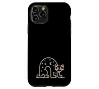 Minimal Meow Cat Carcasa para iPhone 11 Pro