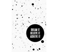 Minimal NoteBook: Your Journey from Dream to Reality Starts Here. size 6"x 9" ,120 pages
