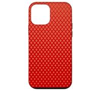 Minimal Orange Lattice Pattern | Geometric Neutral Design Carcasa para iPhone 12 Mini