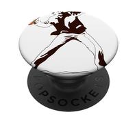Minimal Sandwich Toss Meme Satírico para Foodie Humor PopSockets PopGrip Adhesivo