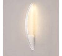 Minimalism Acrylic Wall Lamp Iron Art Fan Shape Indoor Wall Three Color Dimmable Wall Light for Bedroom Bedside Background Wall Living Room(Onecolor,40cm)