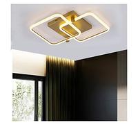 Minimalism Art Modern Led Ceiling Lights for Bed Room Balcony Study Lights Led Lamp Led Ceiling Lamp 110v 220v Modern LED Chandelier (2headsblack47cm CoolWhite)