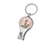 Minimalism Botanical White Flowers on Pale Pink Cortaúñas Cortaúñas Cortauñas Cortauñas Profesional Cortador de Uñas Cortador de Cutículas para Mujeres Hombres