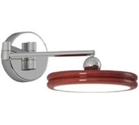 Minimalism Round Shape Lamps Acrylic Iron Art Sconces 12W Three Color Dimmable Light for Bedside Background Wall Living Room Foyers(White-Dinosaur Doodle4)