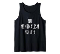 Minimalismo Amante Minimalista Declutter Simplicidad Moderno Zen Camiseta sin Mangas