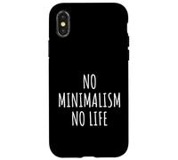 Minimalismo Amante Minimalista Declutter Simplicidad Moderno Zen Carcasa para iPhone X/XS