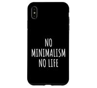 Minimalismo Amante Minimalista Declutter Simplicidad Moderno Zen Carcasa para iPhone XS Max