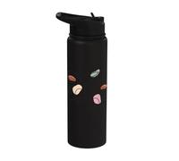 Minimalist Abstract: Women Faces and Bird Abstract Line Art Stainless Steel Insulated Water Bottle