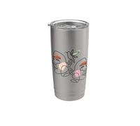 Minimalist Abstract: Women Faces and Bird Abstract Line Art Vaso térmico de acero inoxidable de doble pared