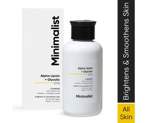 Minimalist Alpha Lipoic + Glycolic 07% Cleanser 100 ml