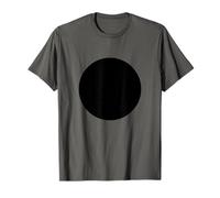 Minimalist Black Circle Geometric Dot Graphic Camiseta