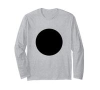 Minimalist Black Circle Geometric Dot Graphic Manga Larga