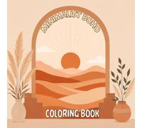 Minimalist Boho Coloring Book for Teens & Adults: 50 Simple Aesthetic Designs for Stress Relief, Relaxation & Mindfulness | Bohemian Line Art