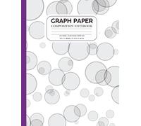 Minimalist Circles Design - Graph Paper Composition Notebook: for Math, Science & Design | 8.5 x 11 inches, Quad Ruled 4x4 Grid, 100 Pages