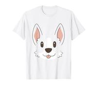 Minimalist Corgi Face Puppy, Dog Portrait Camiseta