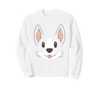 Minimalist Corgi Face Puppy, Dog Portrait Sudadera
