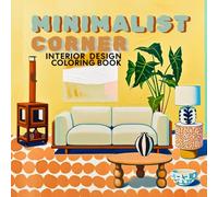 Minimalist Corner Interior Design: 43 scenes of interior corner coloring pages