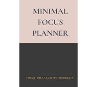 Minimalist Daily Planner - Blush Stone & Iron: Minimalist Hardcover Edition