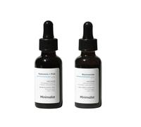 Minimalist Deep Hydration Combo 2% Hyaluronic Acid Serum + 5% Niacinamide Serum Intense Hydration, Glow, Pore Minimiser & Clear Skin for Women & Men All Skin Types 2 x 30 ml