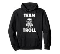 Minimalist Fantasy Creature Monster Simple Team Troll Sudadera con Capucha