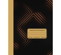 Minimalist Geometric Composition Notebook College Ruled: 110 Pages for Studies, Planning, and Creative Ideas | Standard Size 7.5 x 9.25 in.