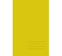 Minimalist Hardcover Notebook - Green Yellow, Grid, 128 Page: Elegant 5.5" × 8.5" journal for work, study, and creative ideas