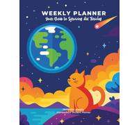 Minimalist Homeschool Weekly Planner - Cat Planet Edition: A 12-Month Undated Planner for Teens with ADHD, Neurodivergent & Visual Learners: Undated ... for Homeschool & High School Students