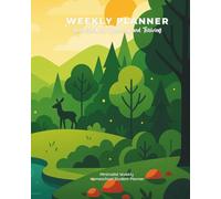 Minimalist Homeschool Weekly Planner - Forest Edition: A 12-Month Undated Planner for Teens with ADHD, Neurodivergent & Visual Learners: Undated ... for Homeschool & High School Students