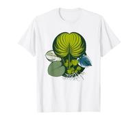 Minimalist Hosta Silhouette Botanical Shade Plant Art Camiseta