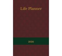 Minimalist Life Planner 2026 - Customizable Daily, Weekly & Monthly Layouts: Plan your day, week, and month exactly how you want - fully blank spaces for dates and hours.