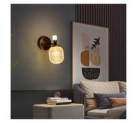 Minimalist Light Copper Acrylic - Wall Sconce Lamp Compatible with Living Room Bedroom Aisle Indoor LED Stair Lamp,Ceiling Chandelier