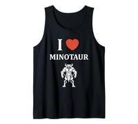 Minimalist Monster Minotaur Greek mythology i love Minotaur Camiseta sin Mangas