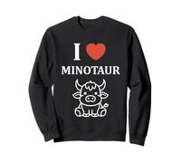 Minimalist Monster Minotaur Greek mythology i love Minotaur Sudadera