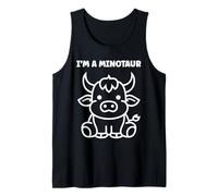 Minimalist Monster Minotaur Greek mythology i'm a Minotaur Camiseta sin Mangas