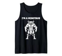 Minimalist Monster Minotaur Greek mythology i'm a Minotaur Camiseta sin Mangas