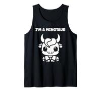 Minimalist Monster Minotaur Greek mythology i'm a Minotaur Camiseta sin Mangas