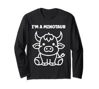Minimalist Monster Minotaur Greek mythology i'm a Minotaur Manga Larga