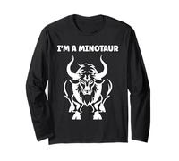 Minimalist Monster Minotaur Greek mythology i'm a Minotaur Manga Larga