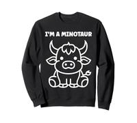 Minimalist Monster Minotaur Greek mythology i'm a Minotaur Sudadera