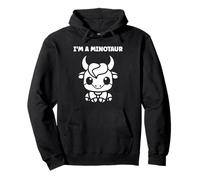 Minimalist Monster Minotaur Greek mythology i'm a Minotaur Sudadera con Capucha