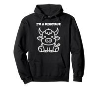 Minimalist Monster Minotaur Greek mythology i'm a Minotaur Sudadera con Capucha