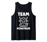 Minimalist Monster Minotaur Greek mythology team Minotaur Camiseta sin Mangas