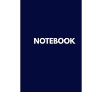 Minimalist Navy Blue Notebook: 151 Pages - Plain Paper Hardcover Journal: Premium Navy Blue Hardcover Notebook | 6 x 9 Inches | Elegant Feather Edition with Blank Plain Paper