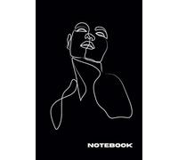 Minimalist notebook with a feminine line. | elegance | Lines pages | 120 pages | Size 6 x 9 inches / 152.4 x 228.6 mm |