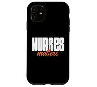 Minimalist Nurses Matters Hospital Staff Art Healthcare Carcasa para iPhone 11